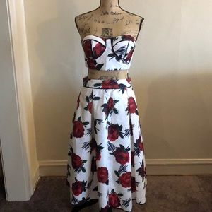 Beautiful Rose two piece set from Fashion Nova